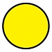 Осторожно! (Пленка 150 х 150) желтый круг
